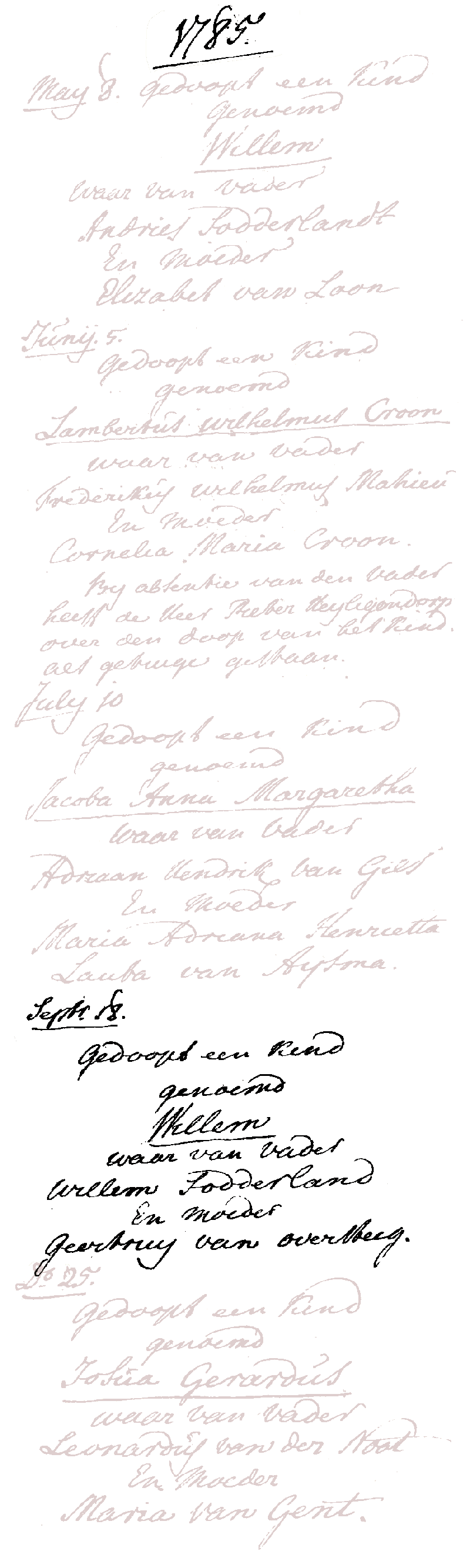 17850918 dp reg NH InvNr 25 P27V Willem zv W Sodderland - G v Oversteeg